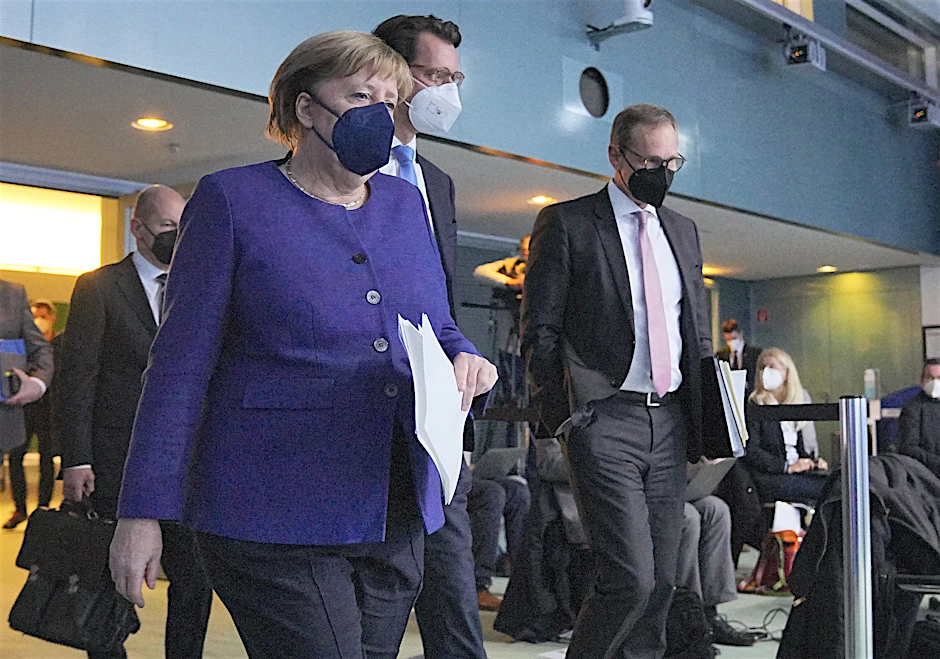 Angela Merkel hat die Beschlüsse der MPK in einer Pressekonferenz vorgestellt.