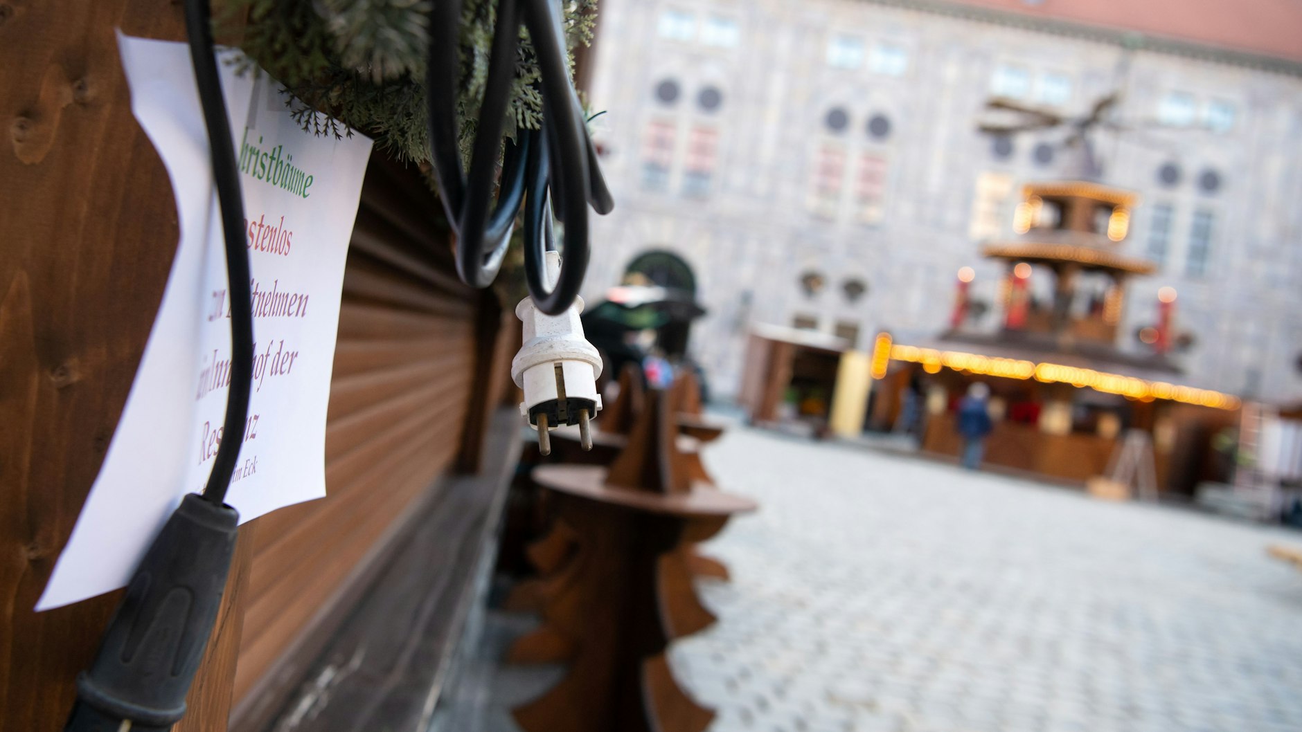 Weihnachtsmärkte wie hier in München wurden abgesagt.