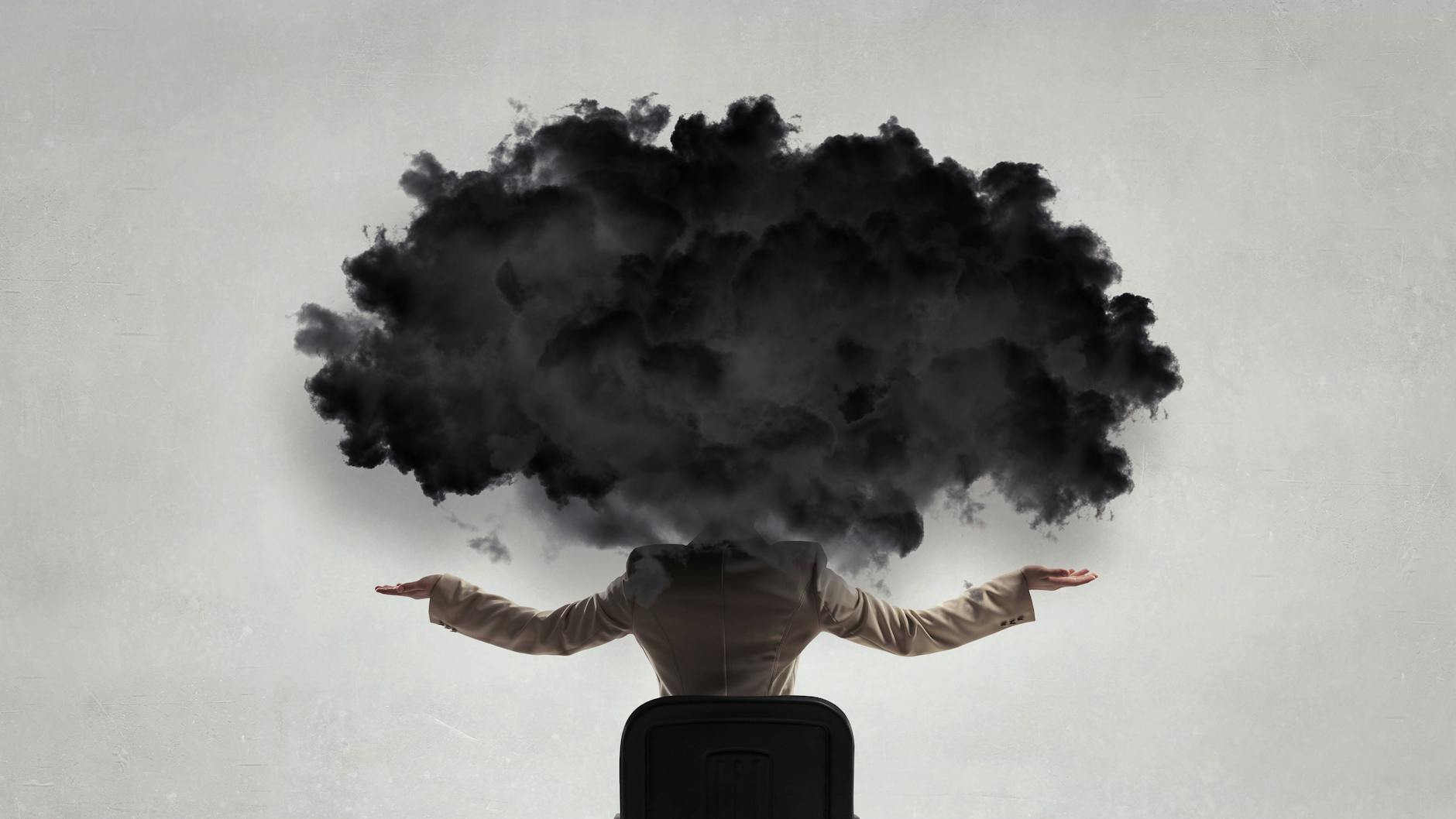 Manchmal hängen negative Gedanke und Gefühle wie eine Gewitterwolke über uns. Aber wir können sie vertreiben.