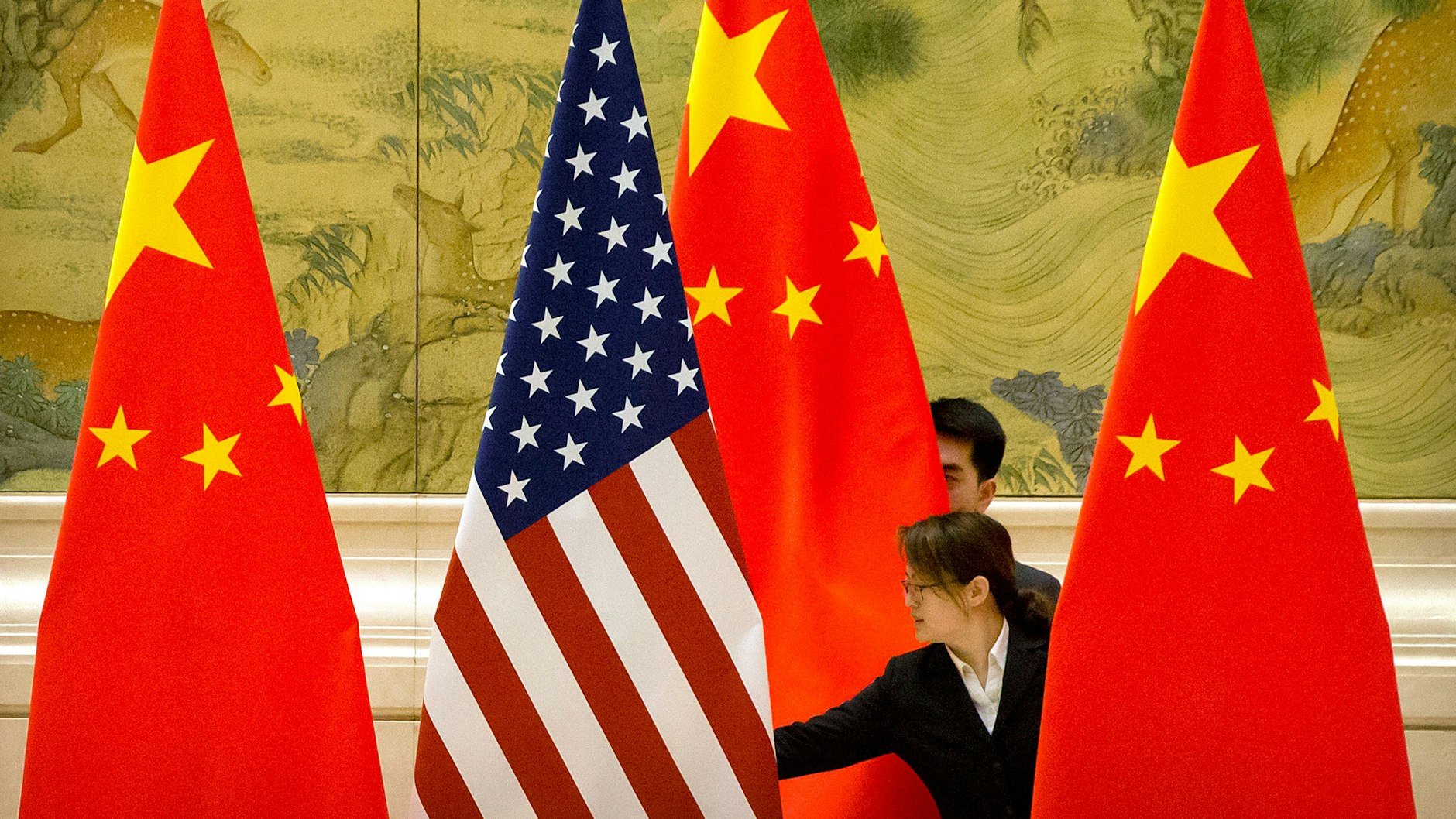 Die USA und China, Weltmächte und ständige Rivalen.