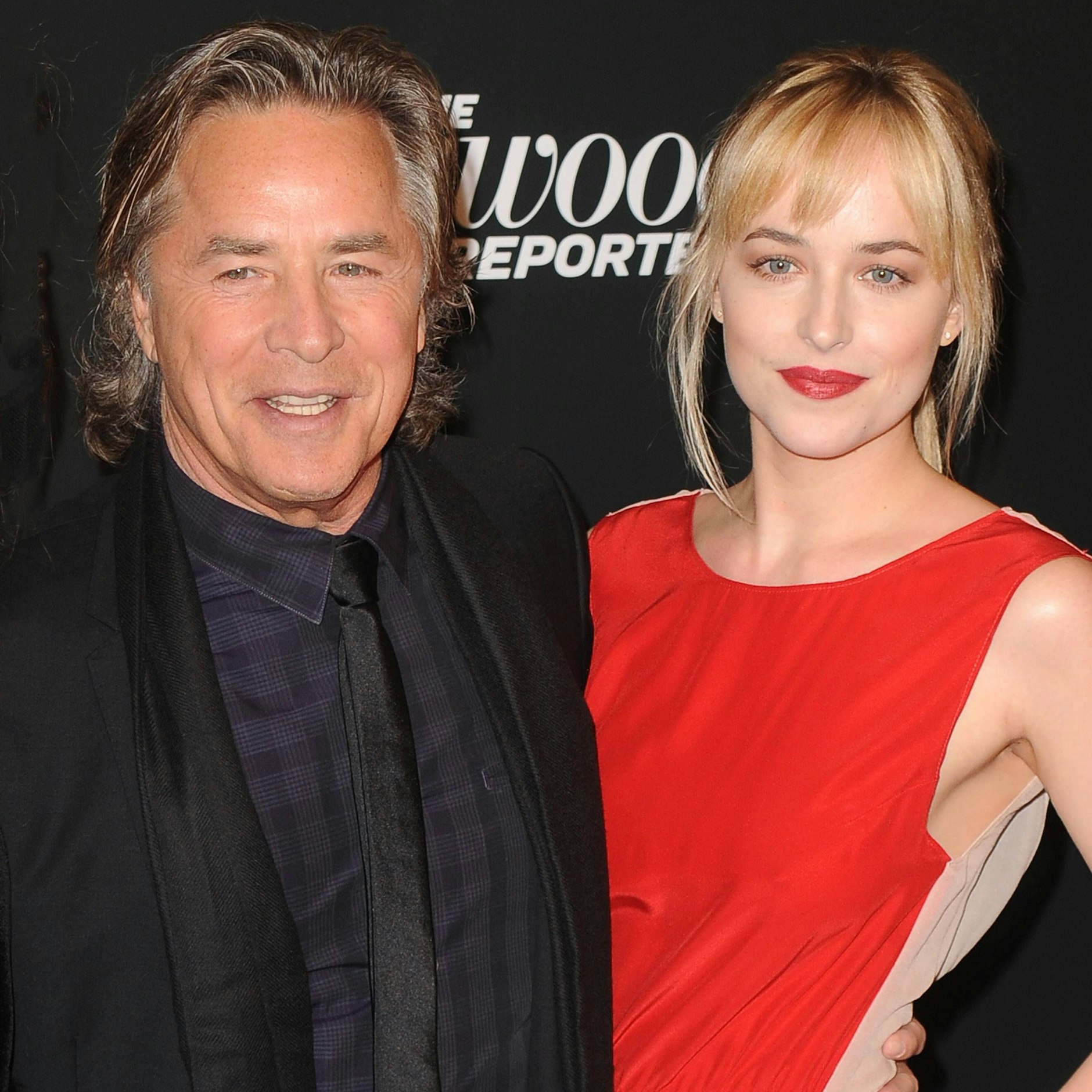 Don Johnson zusammen mit seiner ebenso berühmten Tochter Dakota.