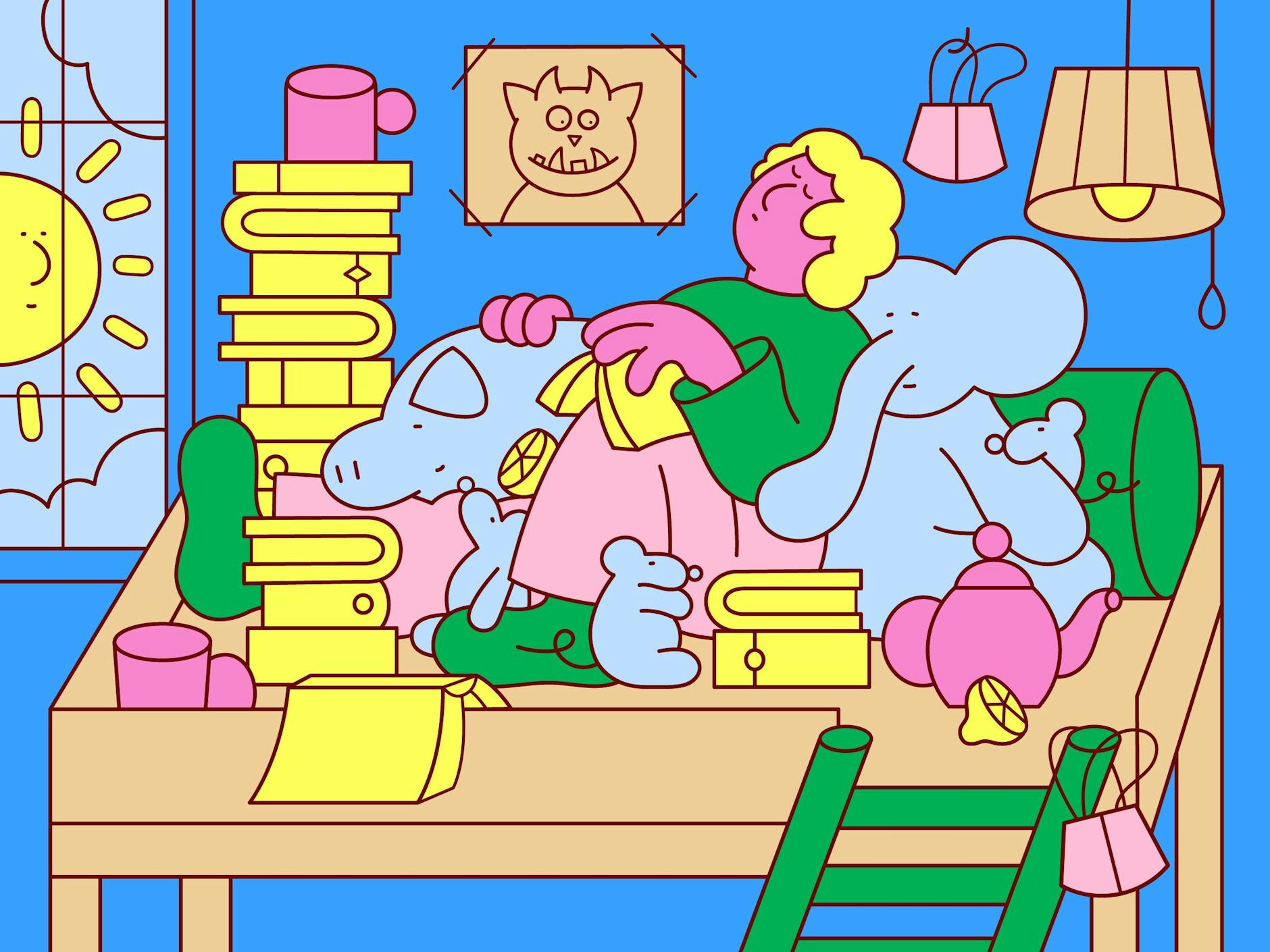 Und jetzt geh wieder auf dein Zimmer! Fast zwei Quarantänewochen verbrachte unser Autor auf dem Hochbett seiner Tochter.