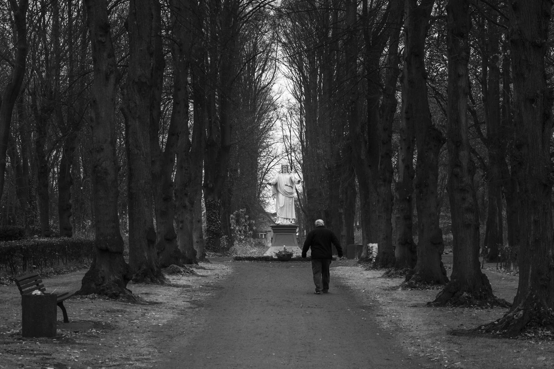 Ob wir nicht zumindest als Energie weiter existieren? Friedhof der Segensgemeinde in Berlin-Weißensee