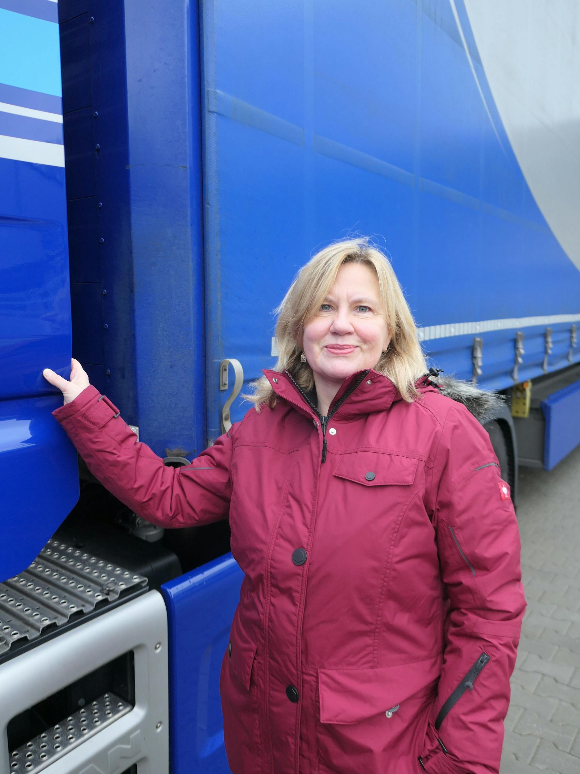 Ramona Sabelus vertritt als Verbandspräsidentin die Interessen von Berliner und Brandenburger Fuhrunternehmen.