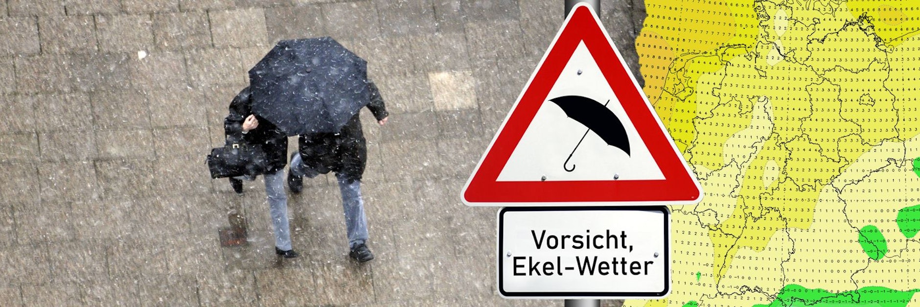 Bereits am Wochenende könnte es nasskalt werden, Schneeregen droht. Aber: Wird das Wetter jetzt wirklich winterlich?