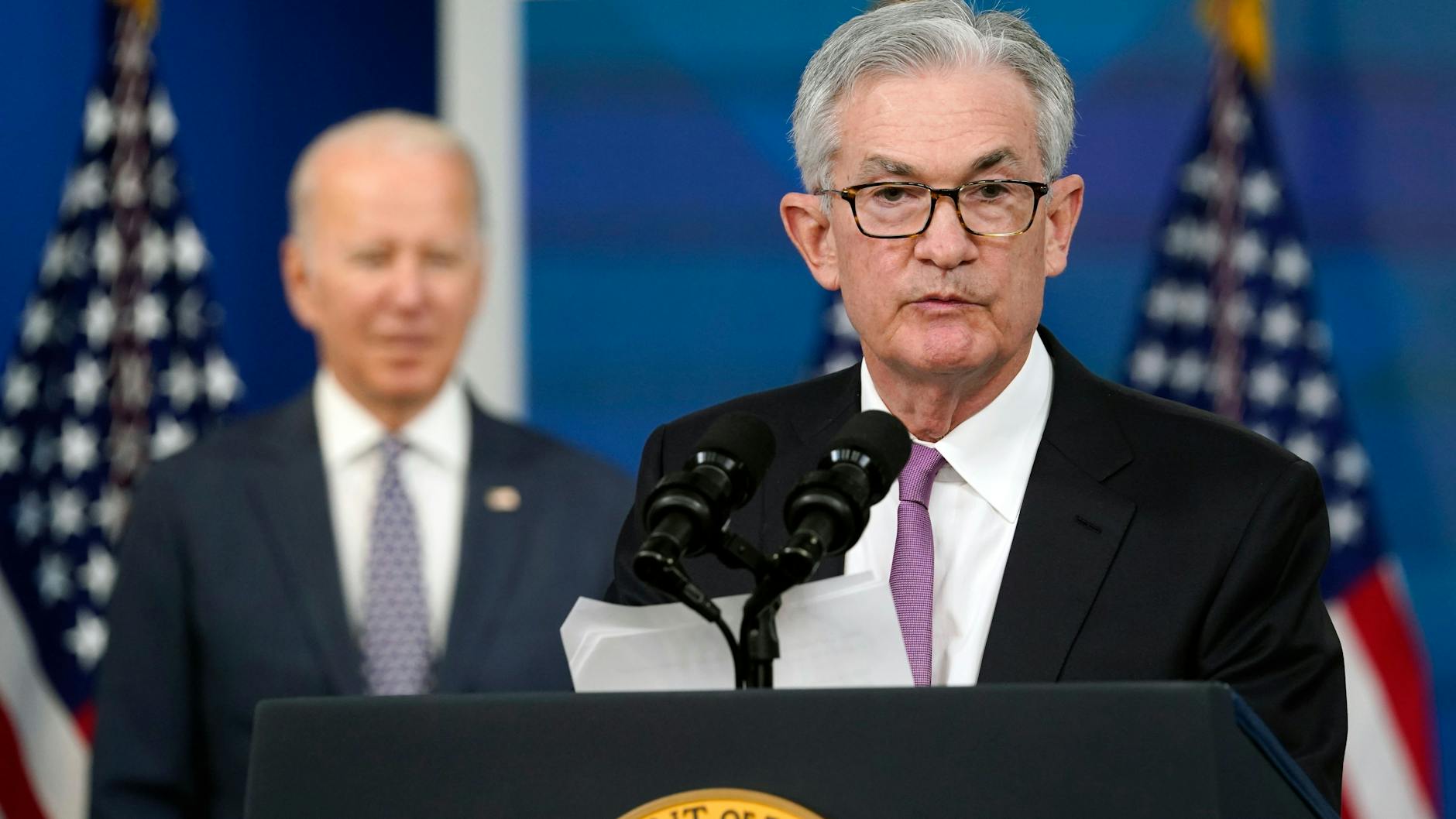Jerome Powell, Chef der US-Notenbank Federal Reserve (Fed), ist für eine zweite vierjährige Amtszeit nominiert.