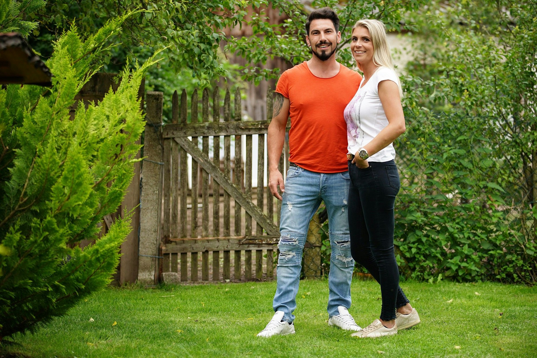 Sabrina und Mathias lernten sich bei „Bauer sucht Frau“ kennen.