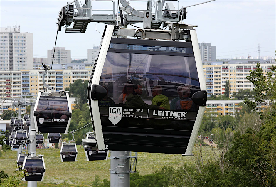 Die Seilbahn zu den Gärten der Welt. Bisher kostete eine Hin- und Rückfahrt für Erwachsene 6,50 Euro. Künftig soll die Strecke in den Berliner Nahverkehrstarif integriert werden.