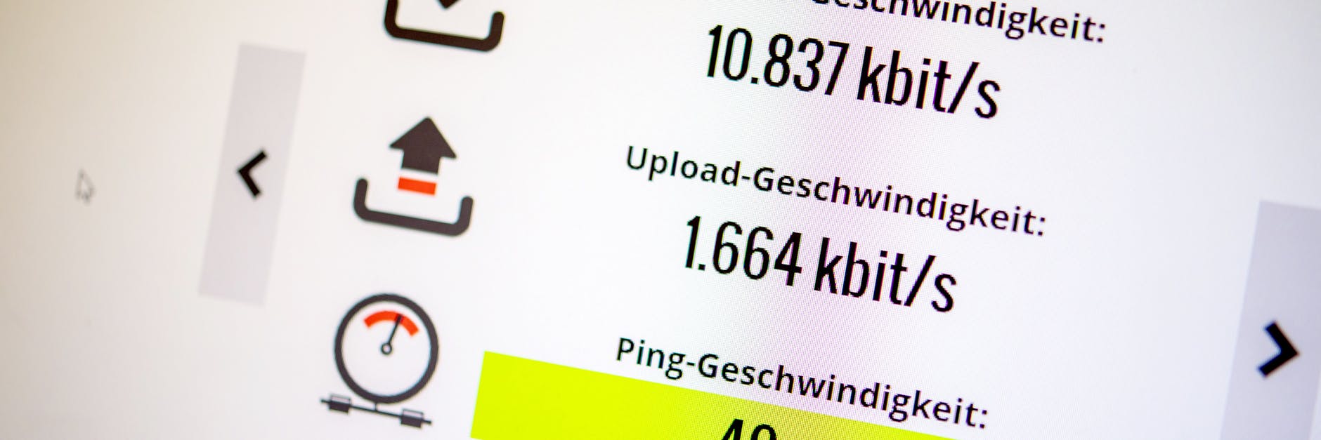 Wer nicht die mit dem Provider vereinbarte Internetleistung empfängt, kann sich wehren.
