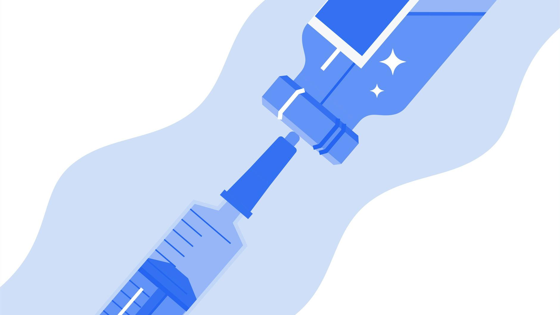 Piks! Für Kinder zwar zugelassen, aber noch nicht lieferbereit: Covid-19-Impfstoffe.