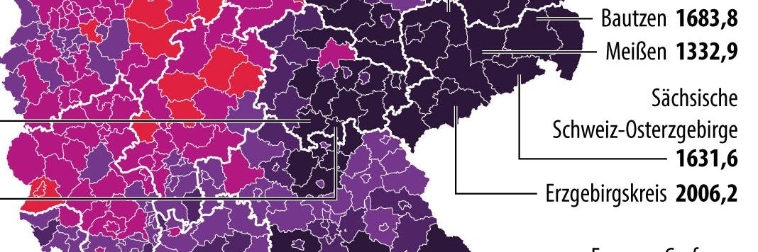 In Sachsen sind die Corona-Inzidenzen mit am höchsten in Deutschland.