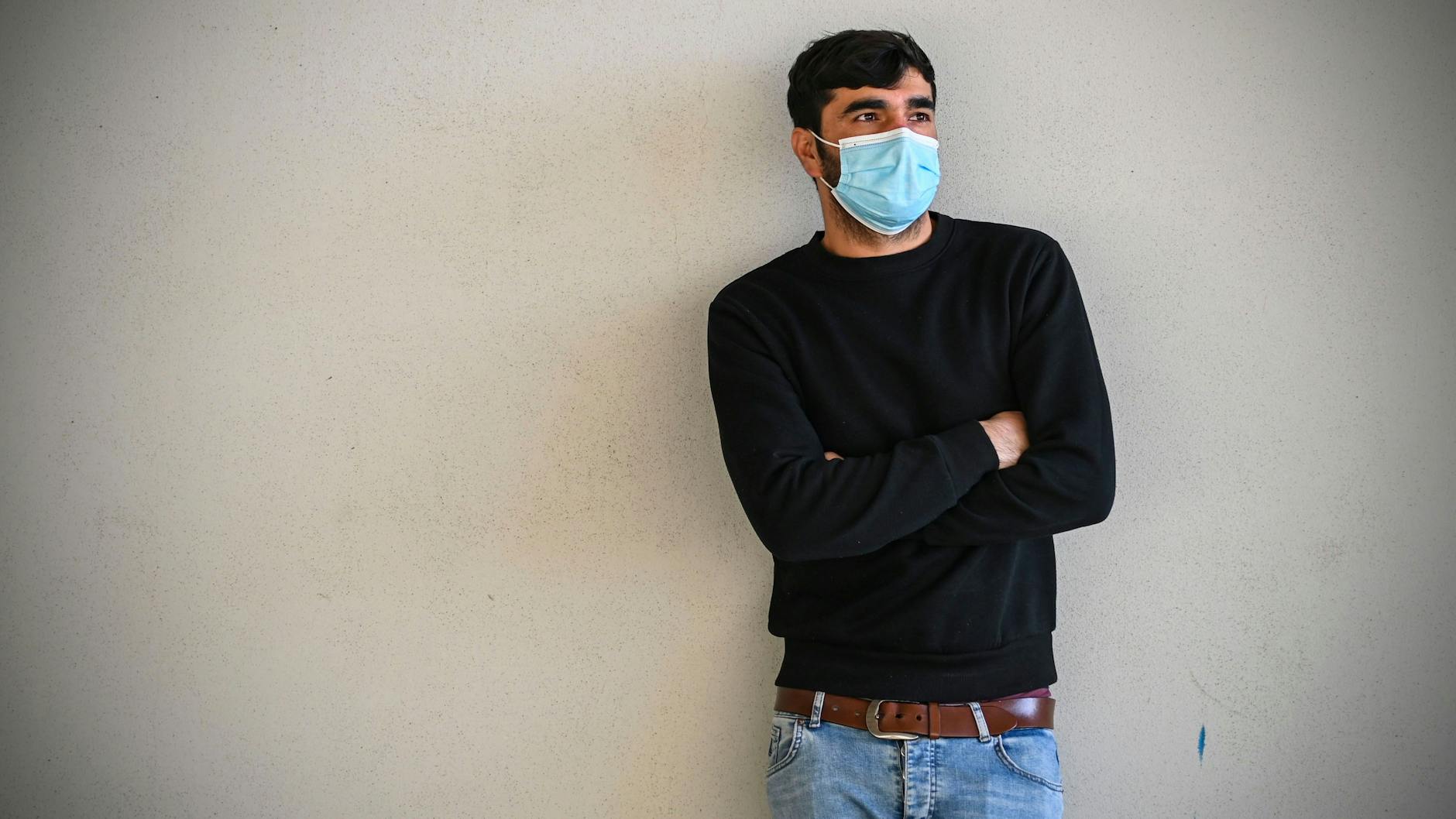 Warten auf Anerkennung. Diese Ortskraft aus Afghanistan ist wartet derzeit in Berlin auf die Prüfung seinen Aufenthaltsstatus. 