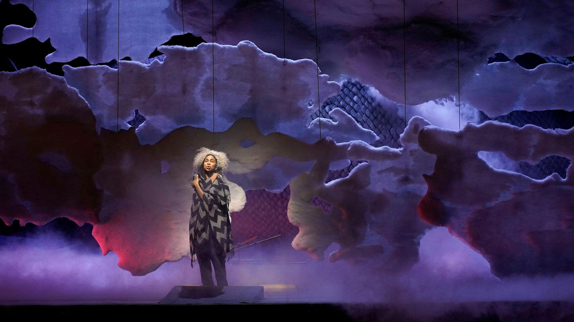 Victoria Randem bei der Fotoprobe zur Oper „Sleepless“ von Peter Eötvös in der Staatsoper Unter den Linden im November. 