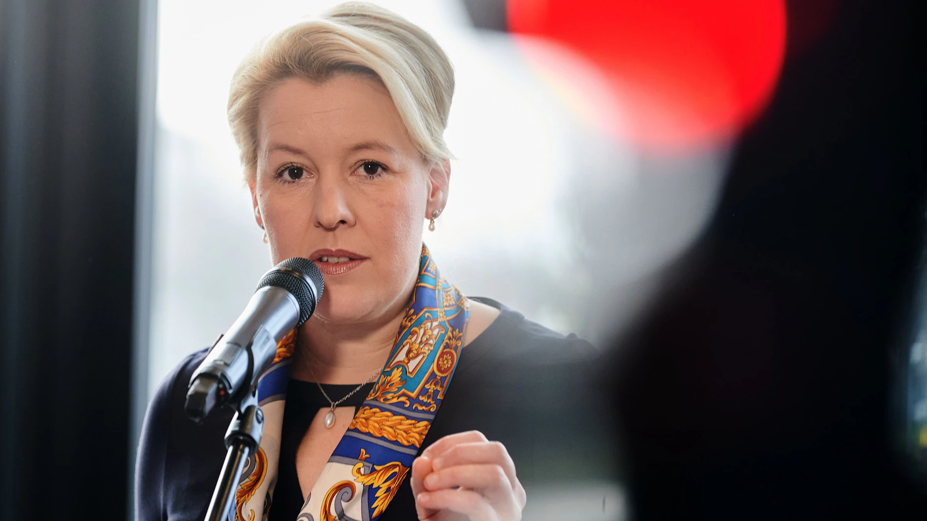 Erst hat sie mit Rot-Grün-Rot gefremdelt, später hat sie immer wieder für einen gemeinsamen Vertrag gekämpft. Franziska Giffey, designierte Regierende Bürgermeisterin