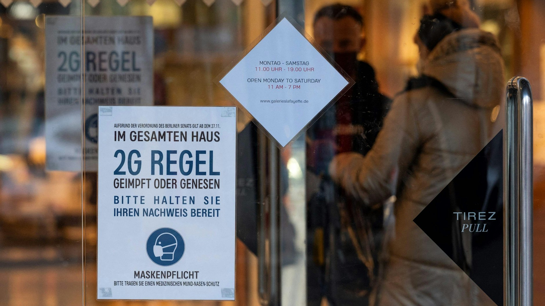 In Berlin haben seit Samstag in Geschäften nur noch Geimpfte und Genesene Zutritt (Symbolbild).