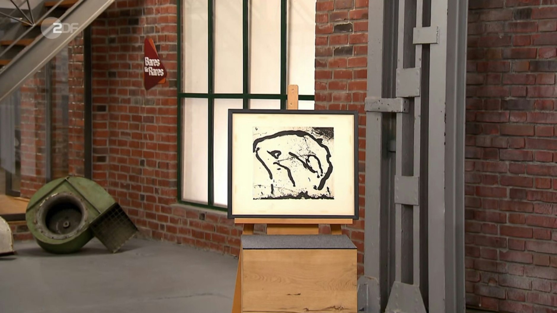 Das Bild von Emil Schumacher, das bei „Bares für Rares“ verkauft werden soll, zeigt ein Pferd.