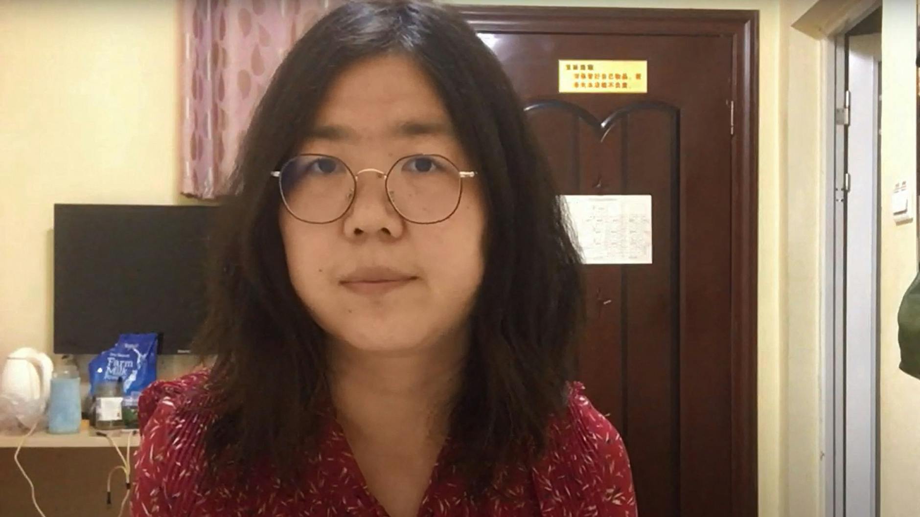 Die chinesische Bloggerin und frühere Anwältin Zhang Zhan