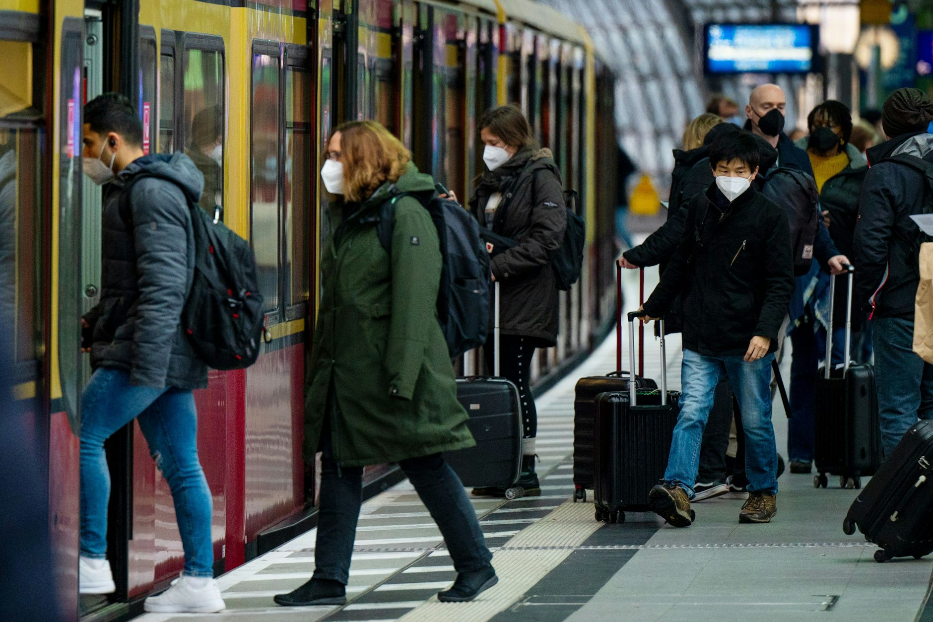 Ein Zug der S5 im Hauptbahnhof. Auch diese Linie ist von Einschränkungen betroffen.