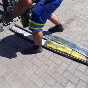 Die 2018 in Brasilien entdeckten gelben Kokain-Pakete waren in Stahlträgern versteckt.