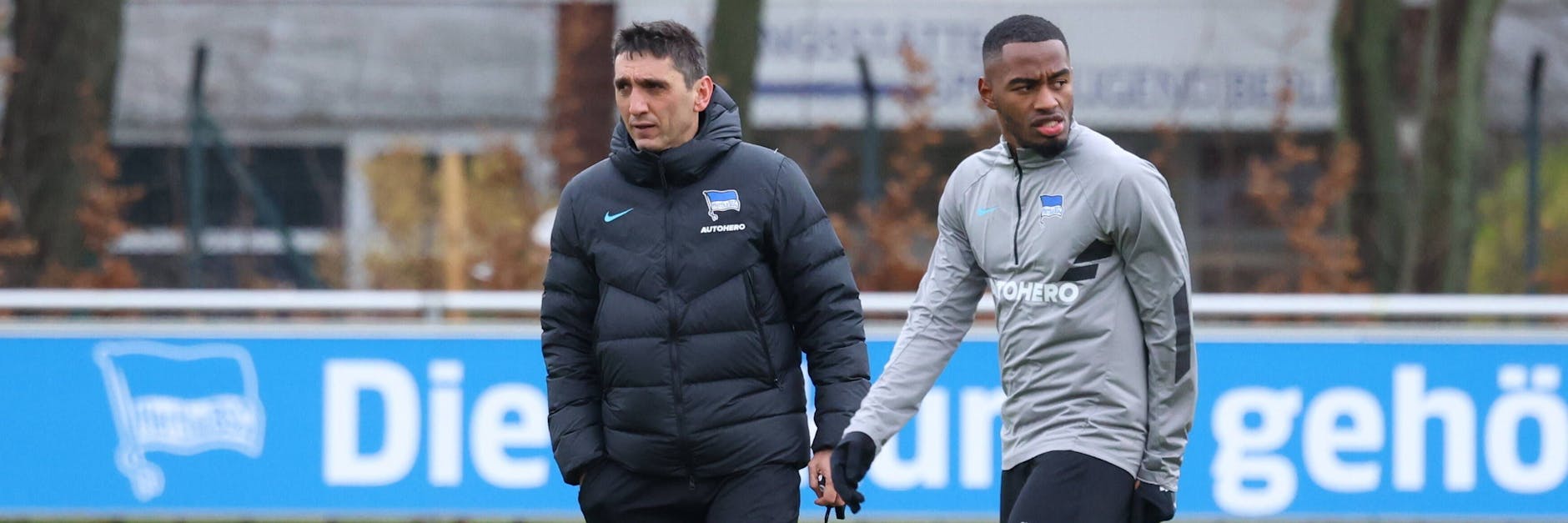 Herthas neuer Cheftrainer Tayfun Korkut hat Myziane Maolida in den vergangenen Trainingstagen genau angeschaut.