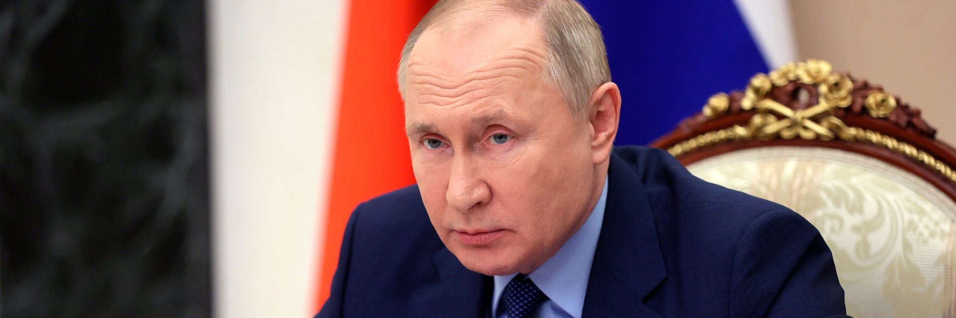 Der russische Präsident Wladimir Putin weist Angriffsabsichten zurück.