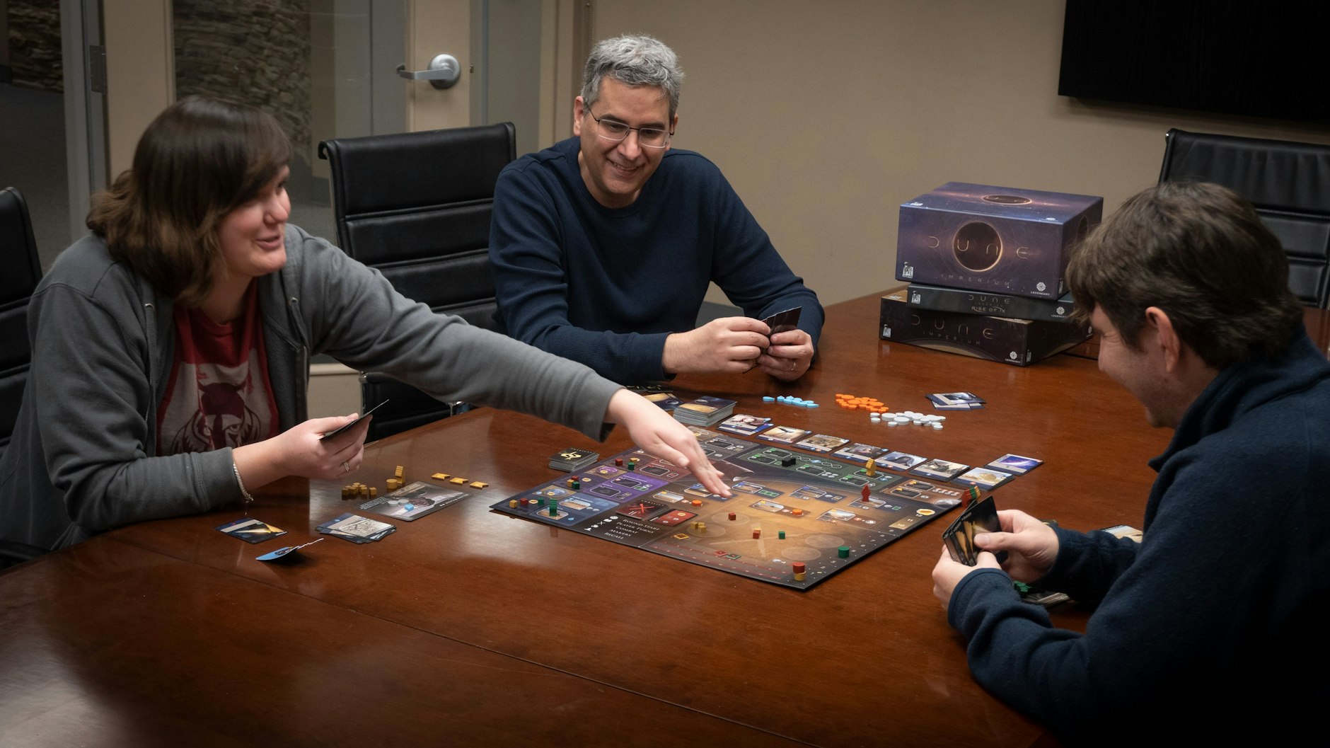 „Dune Imperium“ - bei diesem Spiel ist auch ohne Vorwissen ein schneller Einstieg möglich. 