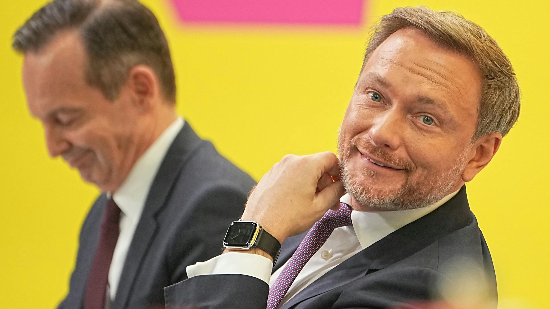 Christian Lindner und Volker Wissing. Für den Koalitionsvertrag gab es am Sonntag eine Mehrheit. 