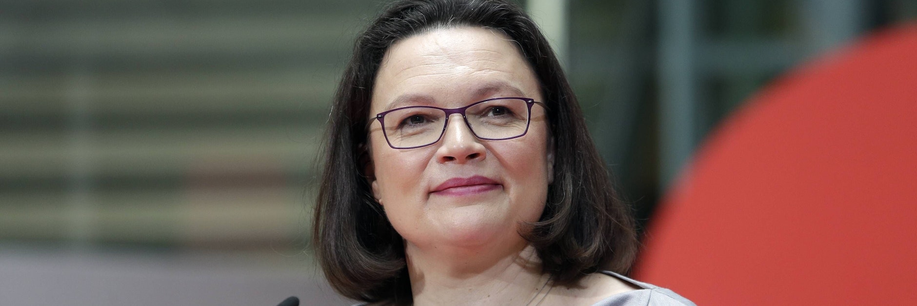 Andrea Nahles winkt ein neuer Posten als Behördenchefin.