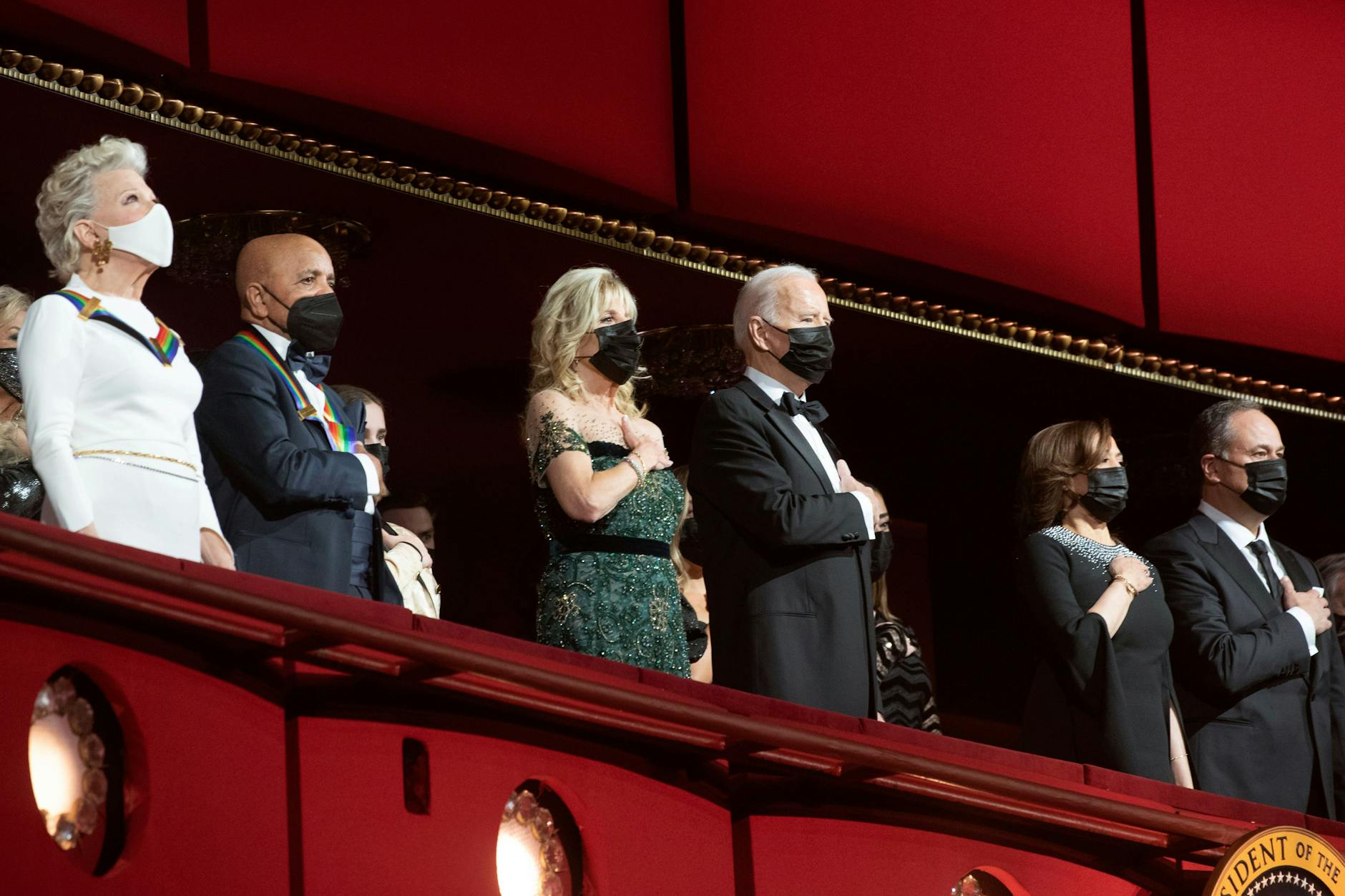 US-Präsident Joe Biden bei einer Gala im Kennedy-Center in Washington DC. 