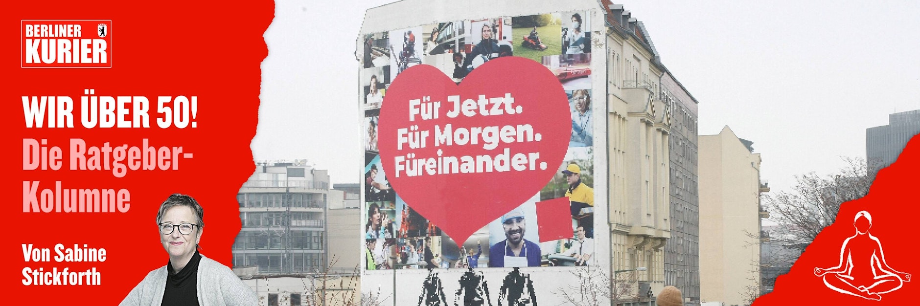 Der Spruch an der Berliner Hauswand beschreibt die momentane Zustandsverfassung von Veränderung in der Pandemie.