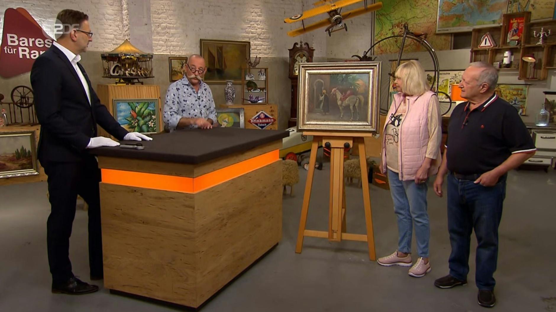 „Bares für Rares“-Experte Detlev Kümmel weiß, dass es sich um einen bekannten polnischen Künstler handelt.