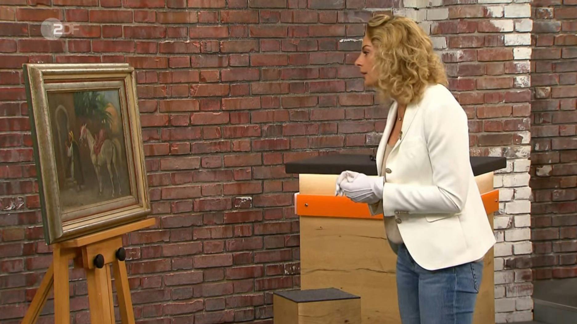 „Bares für Rares“-Händlerin Susanne Steiger ist begeistert von dem Gemälde.