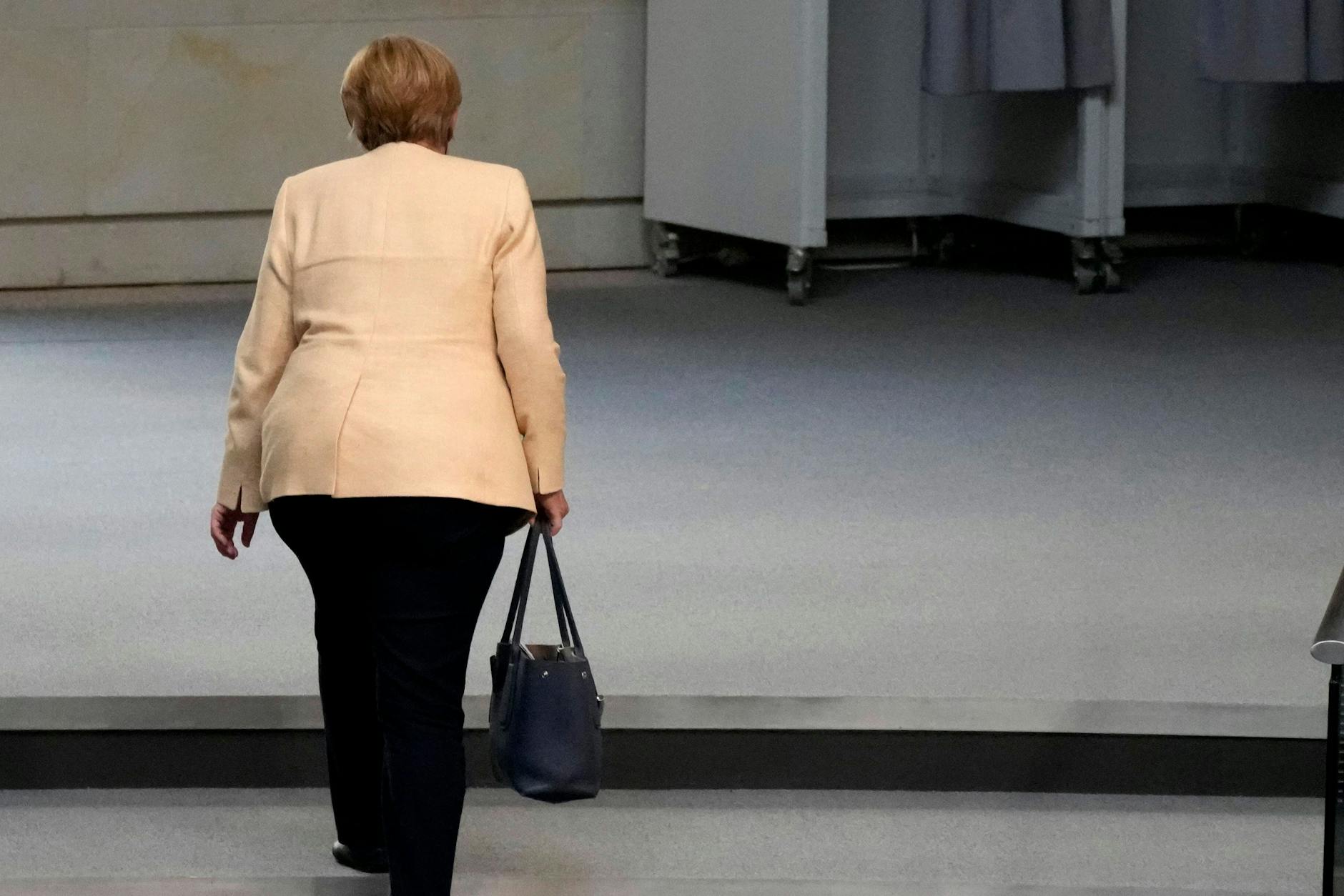 Angela Merkel vor der Wahl am 7.September 2021. Sie wird nicht mehr antreten. 