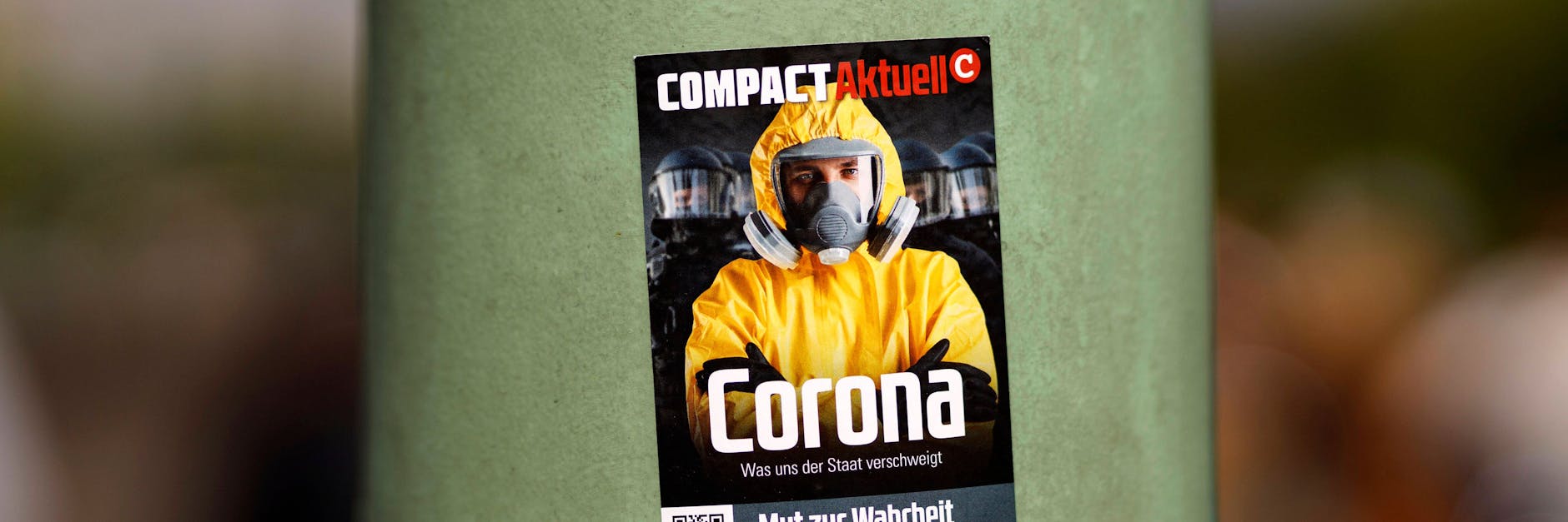 Das rechtsextreme Compact-Magazin wurde zuletzt durch seine Desinformationskampagne zum Coronavirus bekannt.