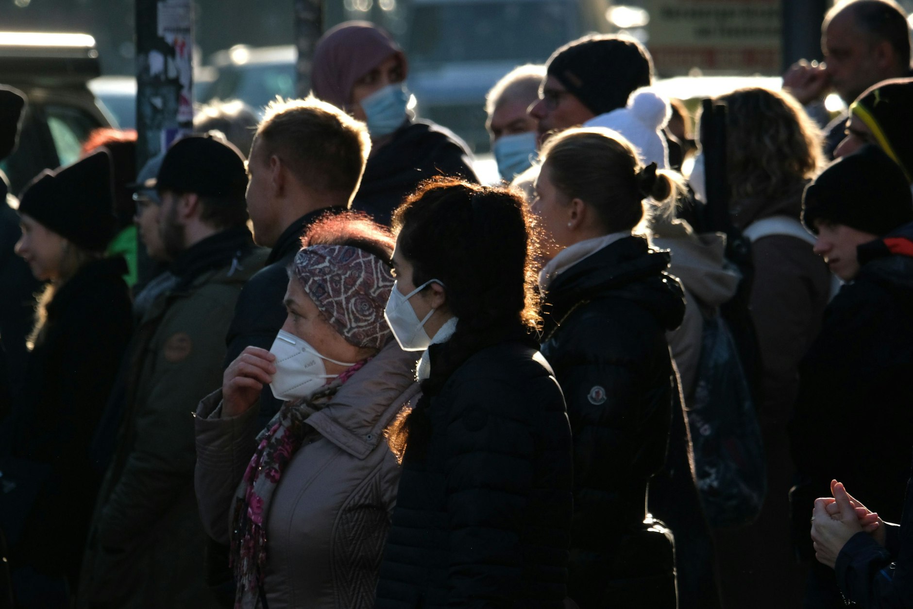 Passanten in Berlin.