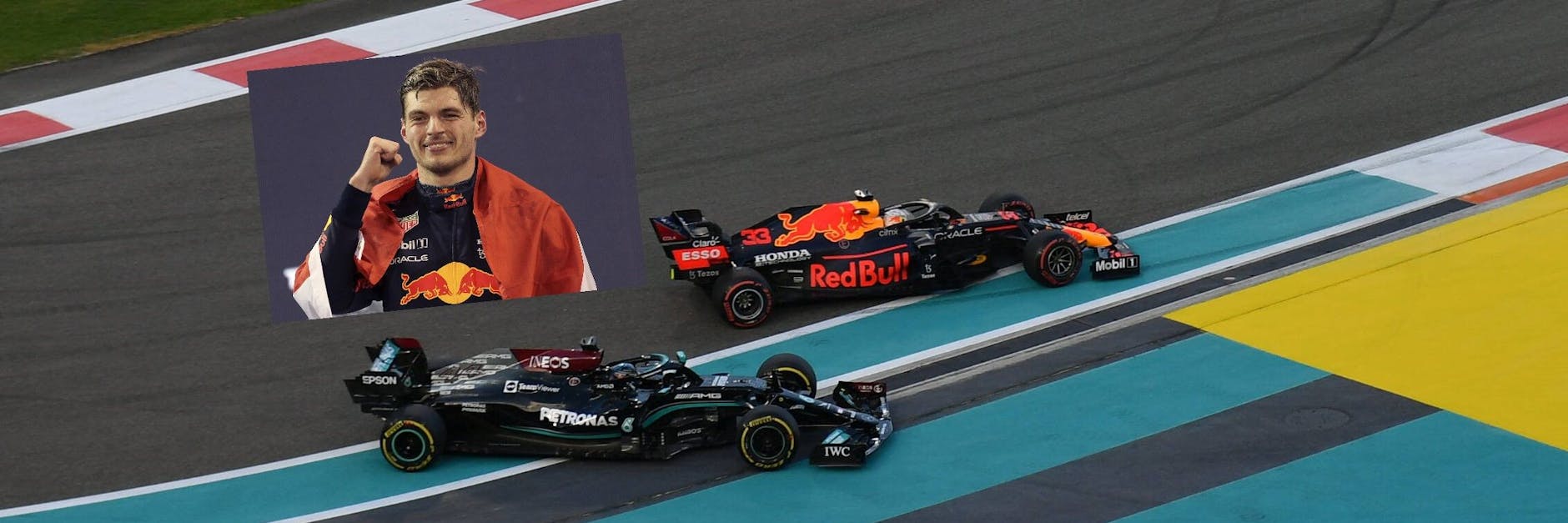 Red-Bull-Pilot Max Verstappen griff direkt nach dem Start an und drängte Mercedes-Fahrer Lewis Hamilton von der Strecke.