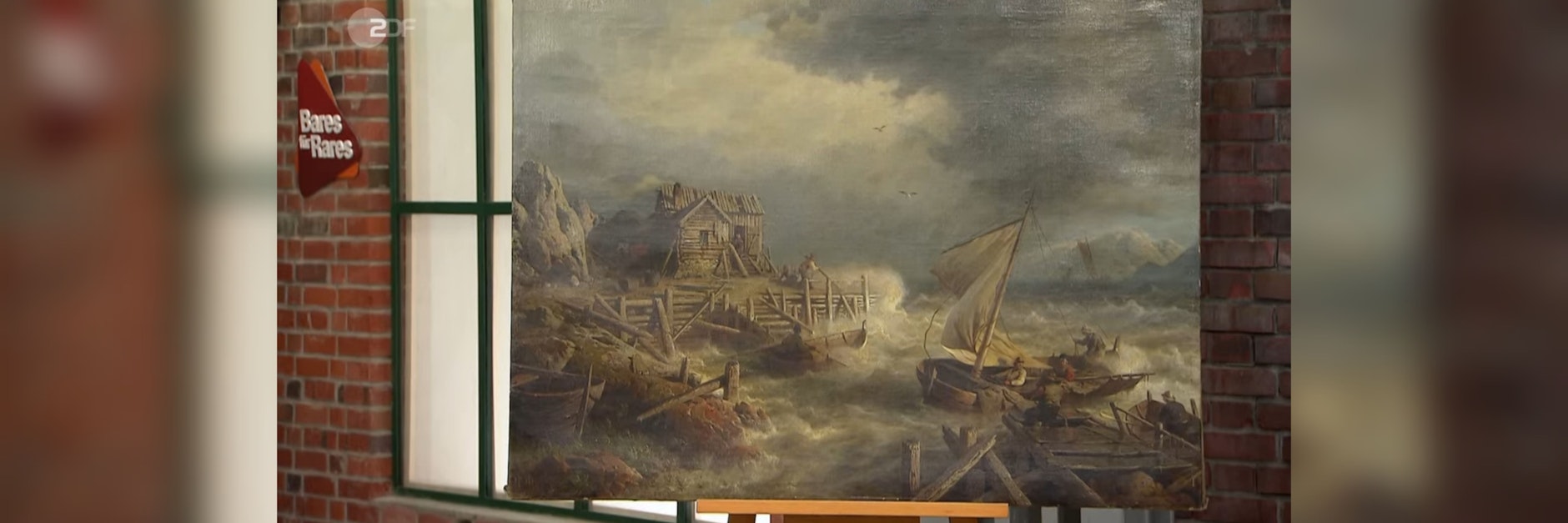 Dieses imposante Gemälde steht bei „Bares für Rares“ zum Verkauf.