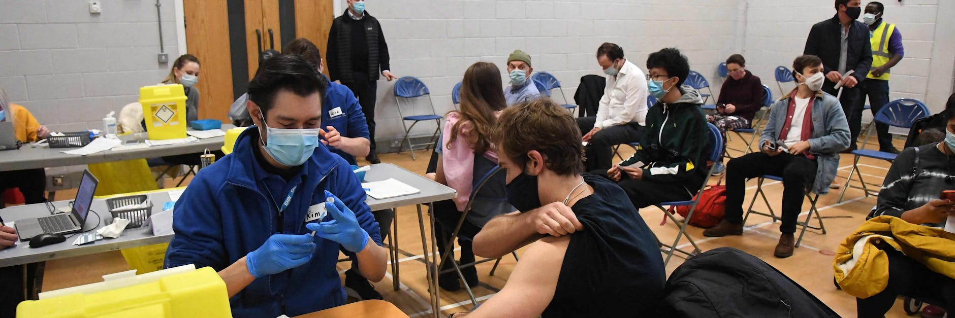 Impfzentrum in London: Impfen was das Zeug hält und rund um die Uhr.