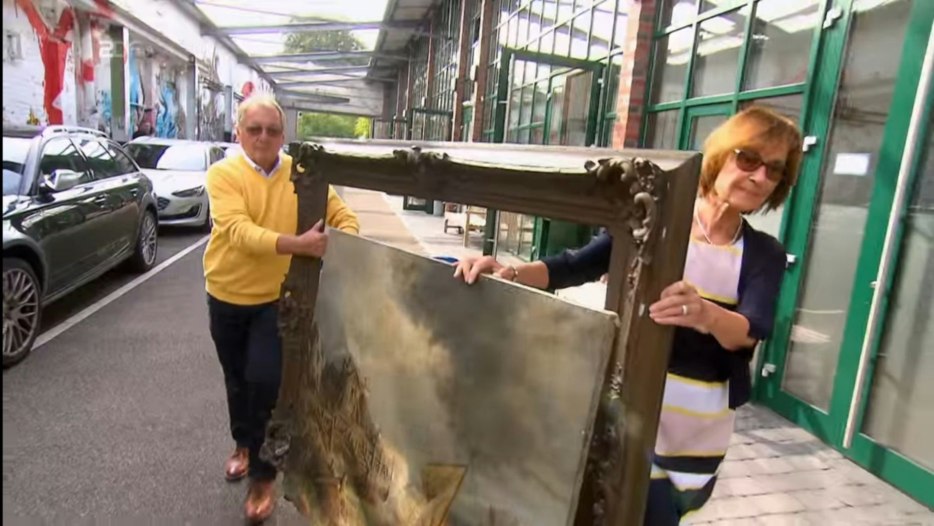 Ein wirklich riesiges Gemälde bringen die Kandidaten mit zu „Bares für Rares“.