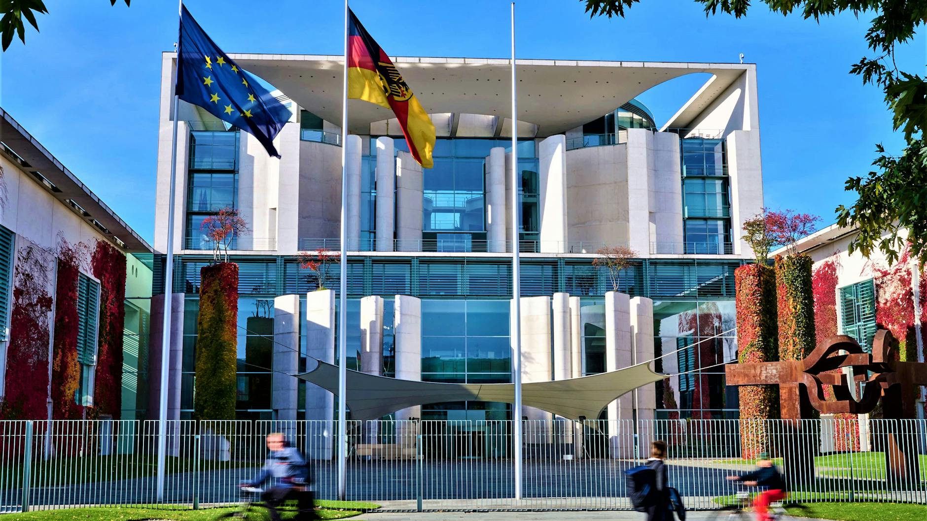 The Chancellery, which supports the chancellor in his work.