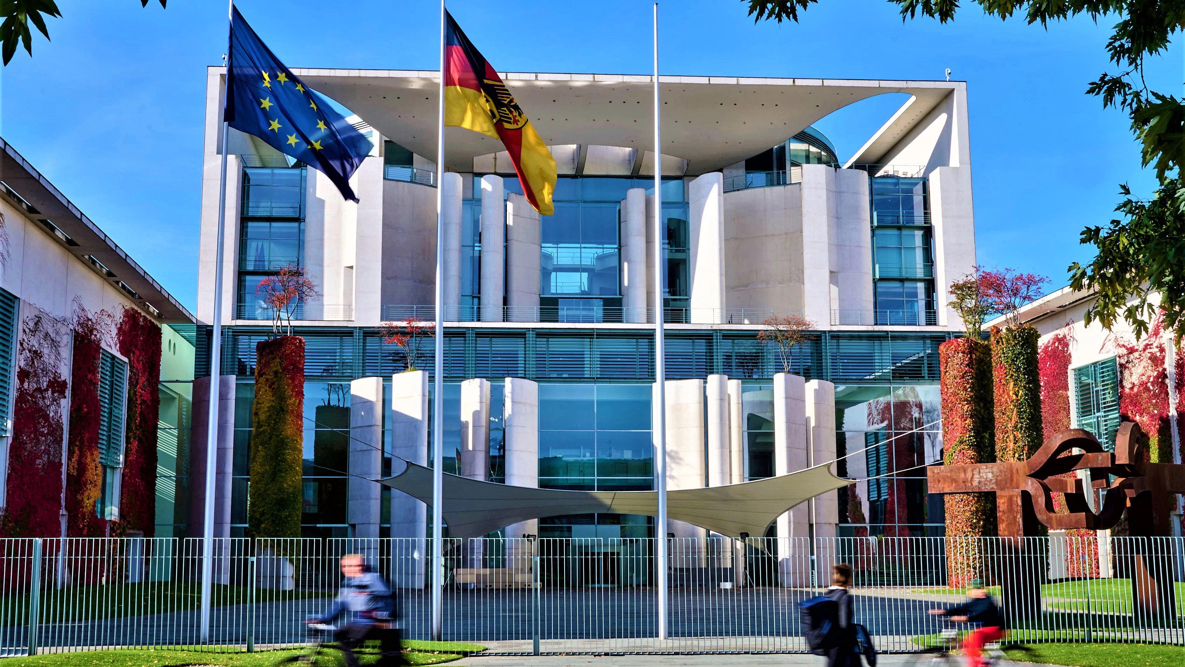 El Kanzleramt, la sede del Canciller Federal Alemán