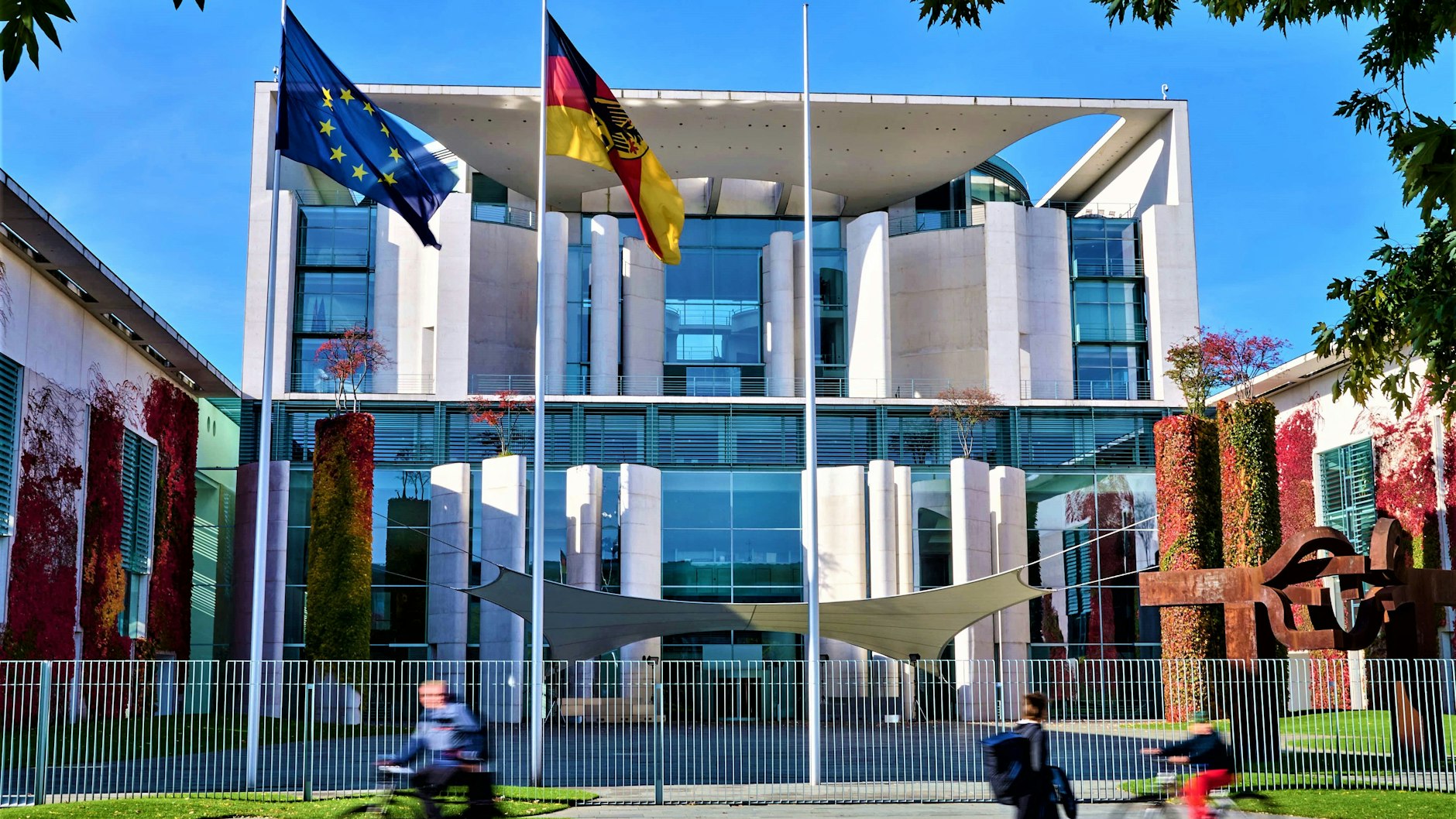 The Chancellery, which supports the chancellor in his work.