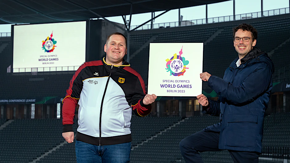 Logo für Special Olympics World Games 2023 in Berlin präsentiert