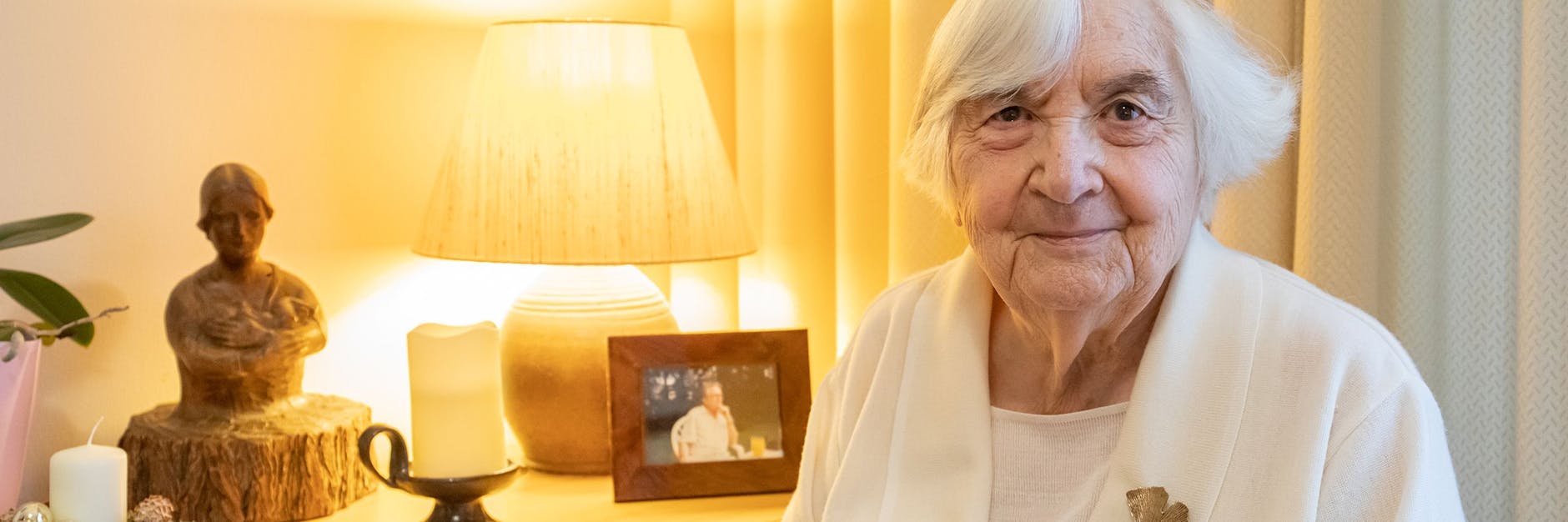 Fühlt sich heute topfit: Maria Rombach (96) gehörte zu den ersten Berlinern, die vor einem Jahr die Impfung gegen Corona bekamen.