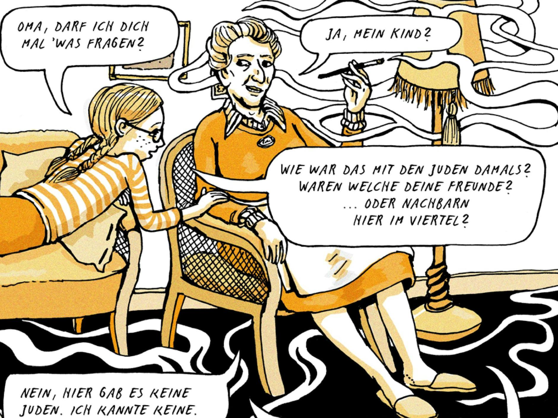 Das gehört zum guten Ton: In der Familie weiß man natürlich von nichts.