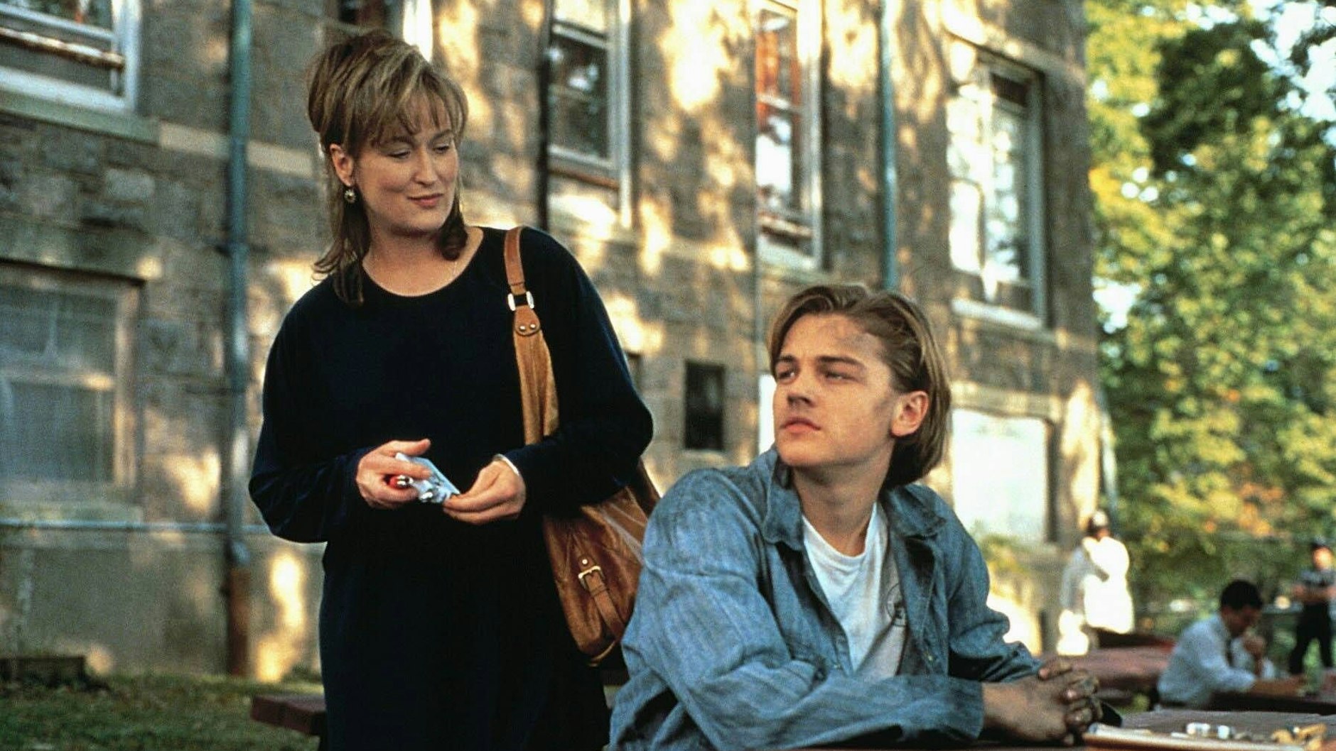 Meryl Streep und Leonardo Dicaprio in einer Szene in&nbsp;„Marvins Töchter“, 1996.&nbsp;