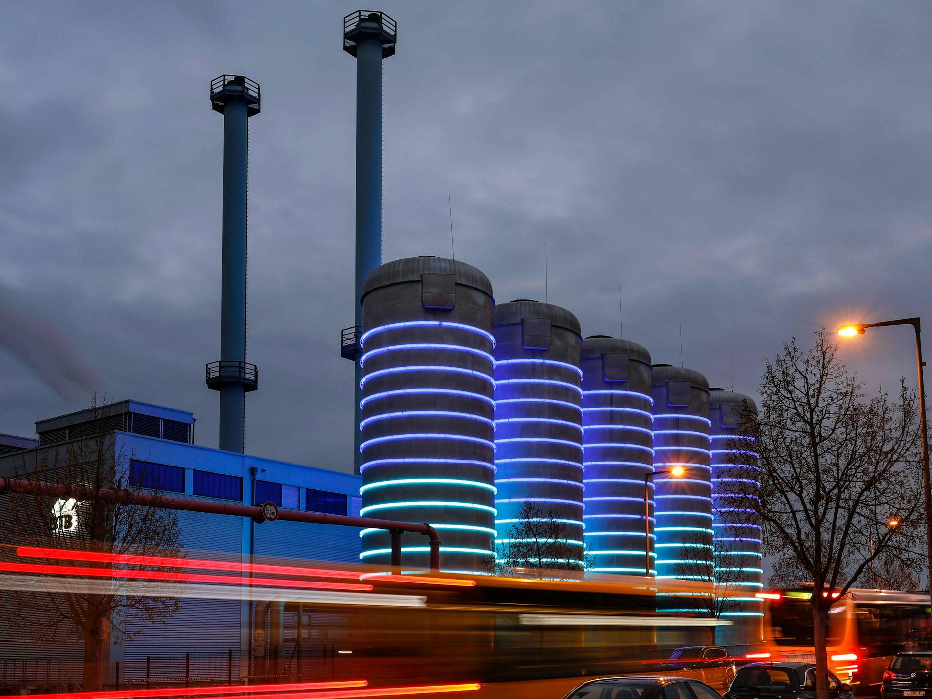 Das BTB-Kraftwerk Adlershof.