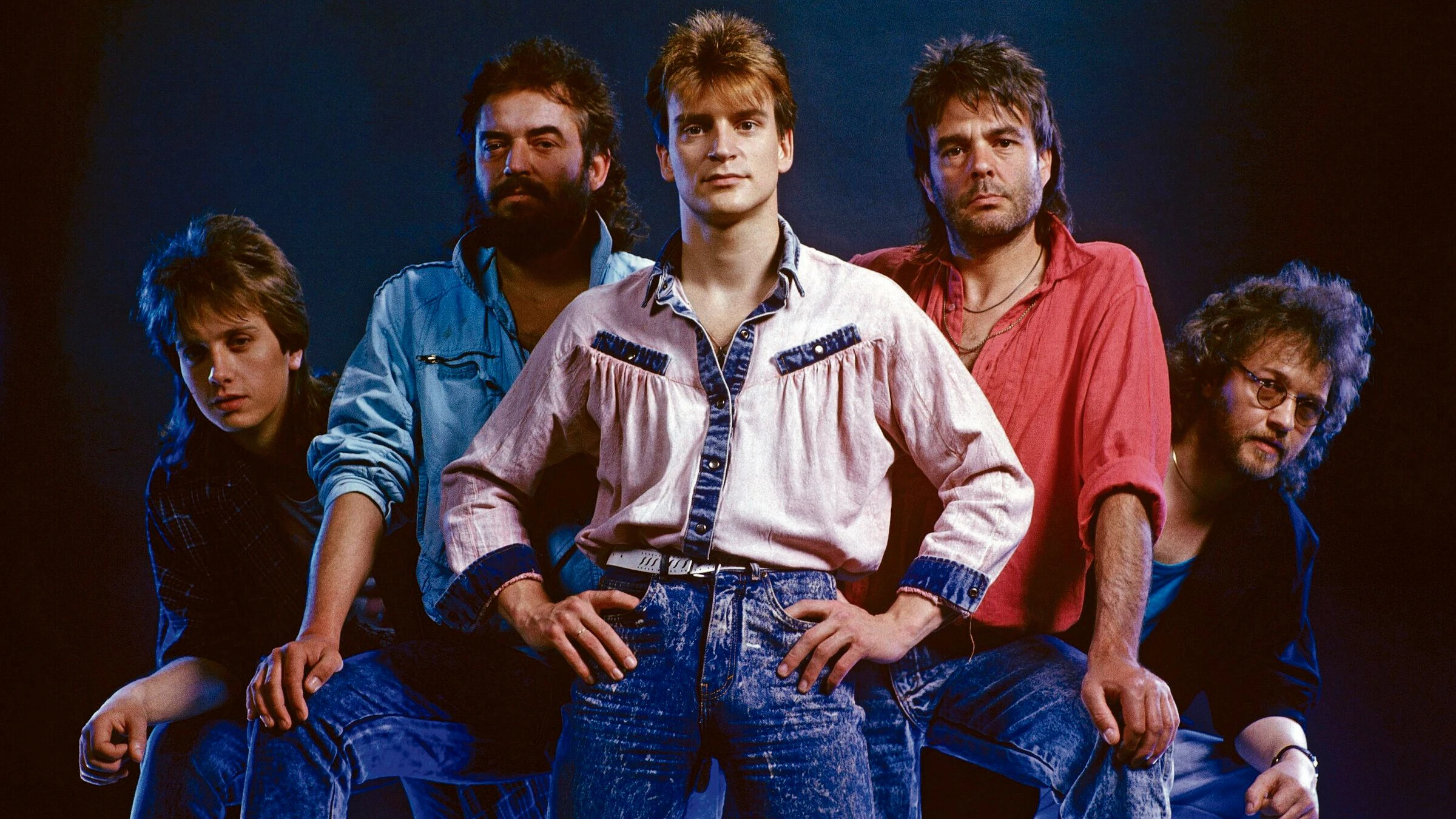 Die Band Karussell mit Sänger Dirk Michaelis (1987)