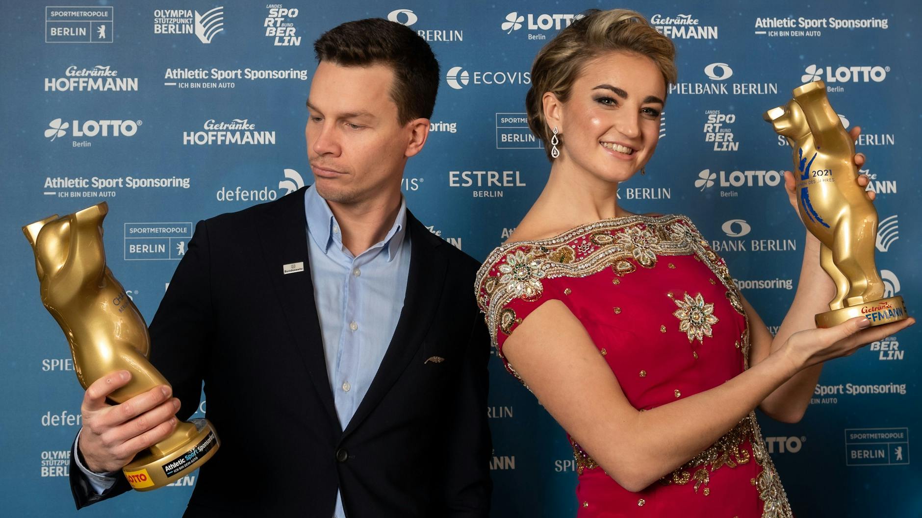 Patrick Hausding und Elena Semechin sind Berlins Sportler des Jahres 2021.