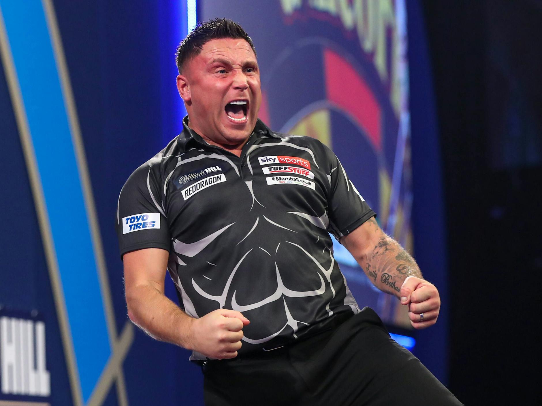 Gerwyn Price ist Titelverteidiger bei der Darts-WM in London.